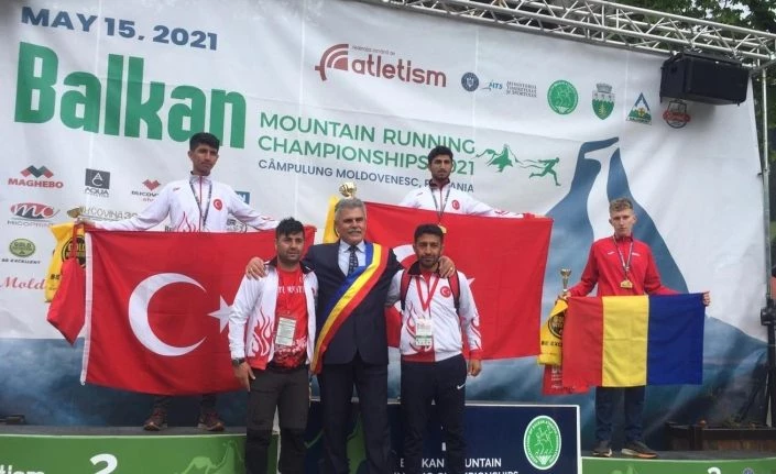 AİÇÜ Rektörü Prof. Dr. Karabulut, balkan şampiyonu sporcuyu kutladı