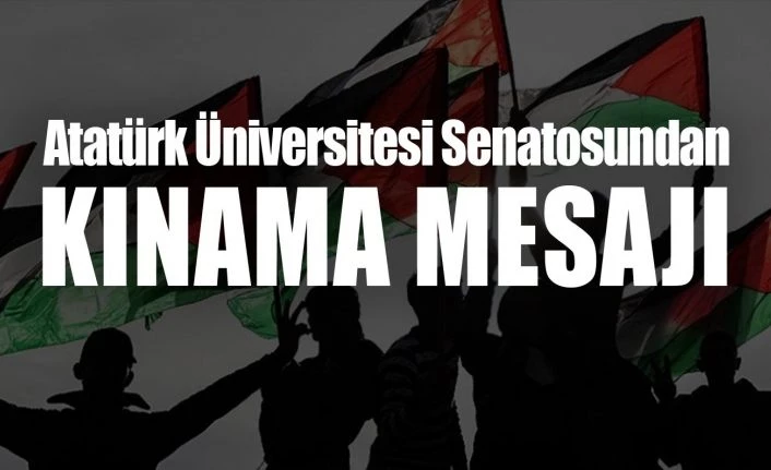 ATAUNİ Senatosundan kınama mesajı