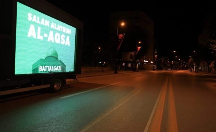 Battalgazi’den Filistin’e selamlı destek