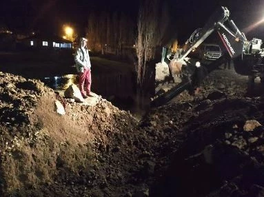 Çaldıran’da sulama kanalları açılıyor