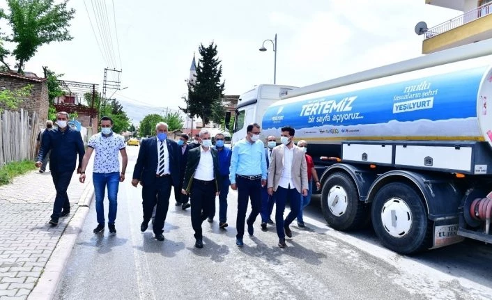Çınar, temizlik hizmetlerini inceledi