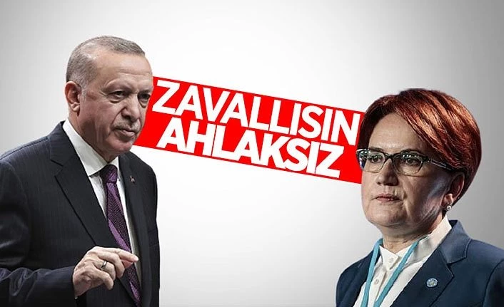 Cumhurbaşkanı Erdoğan'dan Akşener'e 'Netanyahu benzetmesi' tepkisi