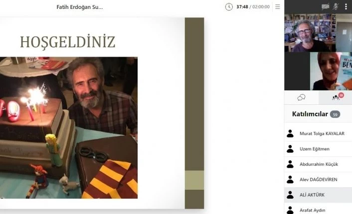Eğitim Fakültesi tarafından “Çocuk Edebiyatının Mavi Yüzü: Fatih Erdoğan” çevrimiçi söyleşisi düzenledi