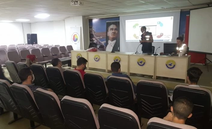 Gazetecilere “Afet Bilinci” eğitimi