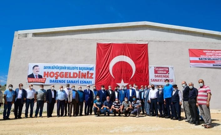 Gürkan, Darende sanayi sitesi esnaflarıyla bir araya geldi