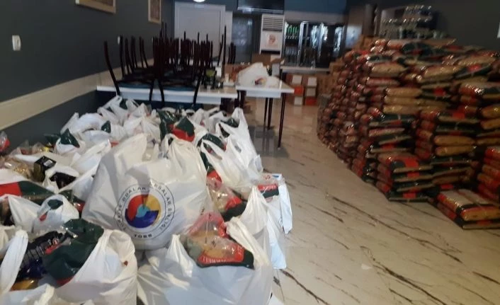 Iğdır’da Azerbaycanlı ailelere yardım eli