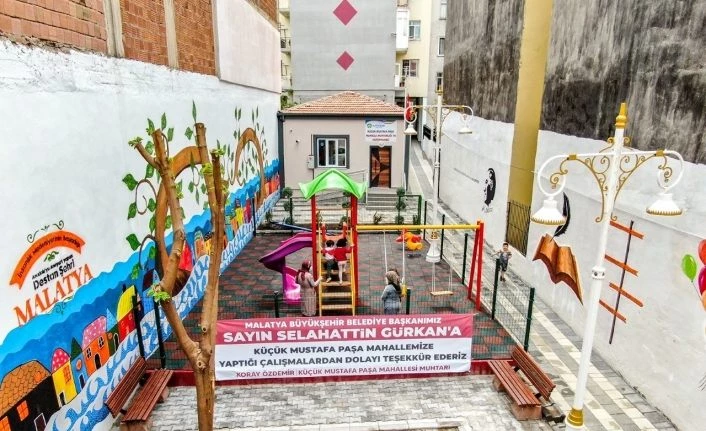Malatya’da atıl alan sosyal tesise dönüştürüldü