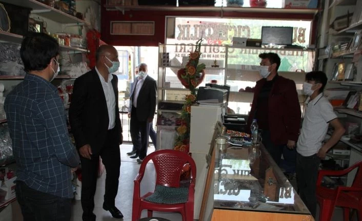 Malazgirt Belediye Başkanı Altın’dan esnaf ziyareti