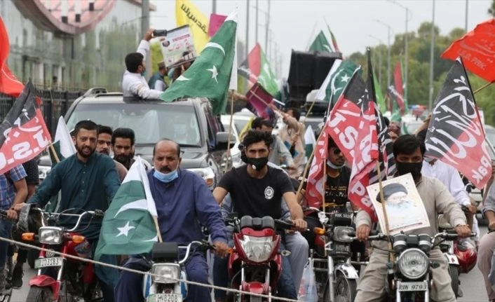 Pakistan’da, İsrail’in Filistin halkına yönelik saldırıları protesto edildi