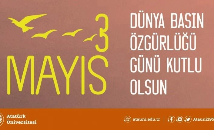 Rektör Çomaklı’dan Dünya Basın Özgürlüğü Günü mesajı