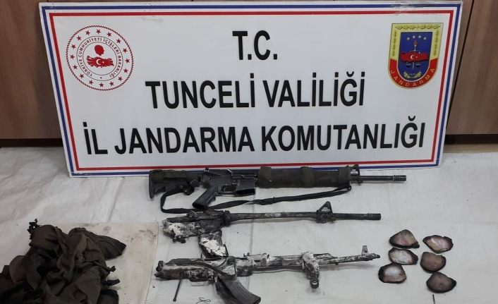 Tunceli’de 3 teröristin öldürüldüğü operasyonda silah ve mühimmat ele geçirildi