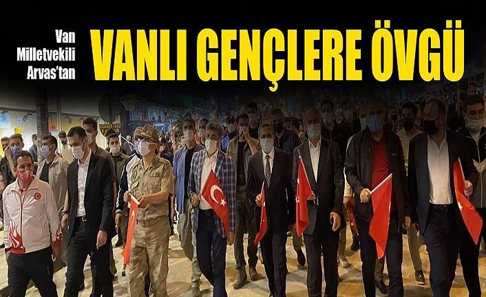 AK Parti Milletvekili Arvas’tan Vanlı gençlere övgü