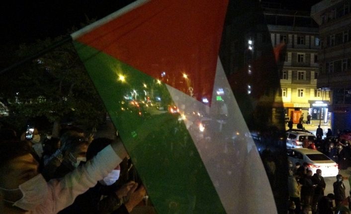 Van’da İsrail saldırılarına sert kınama, Mescid-i Aksa ve Filistin'e destek