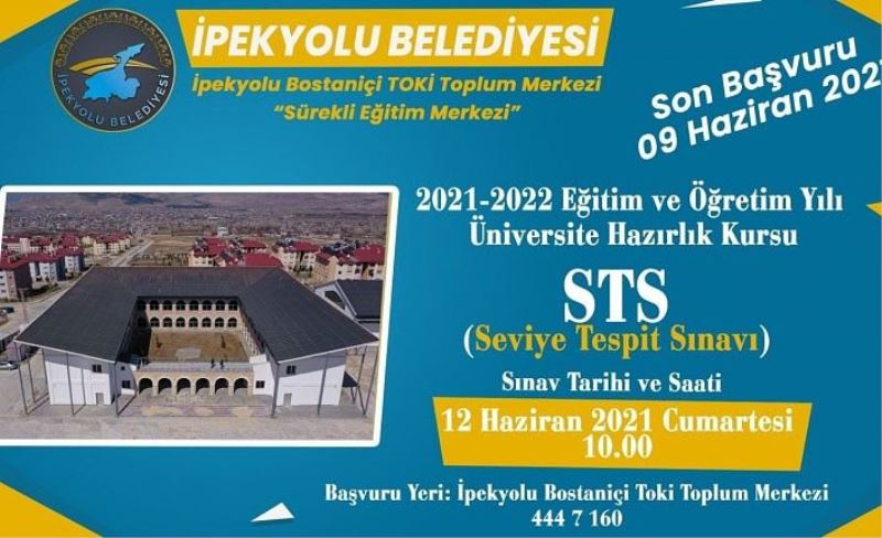 İpekyolu Belediyesinden üniversiteye hazırlık kursu