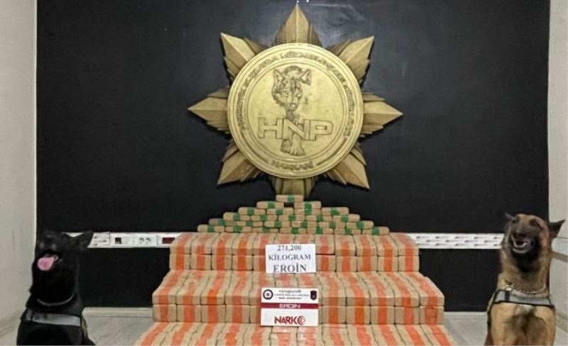 Yüksekova’da 271 kilogram eroin ele geçirildi